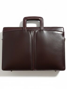 MEN’S LEATHER ATTACHE CASE🔥BURGUNDY🔥NEW W TAGS🔥EXECUTIVE STYLE🔥